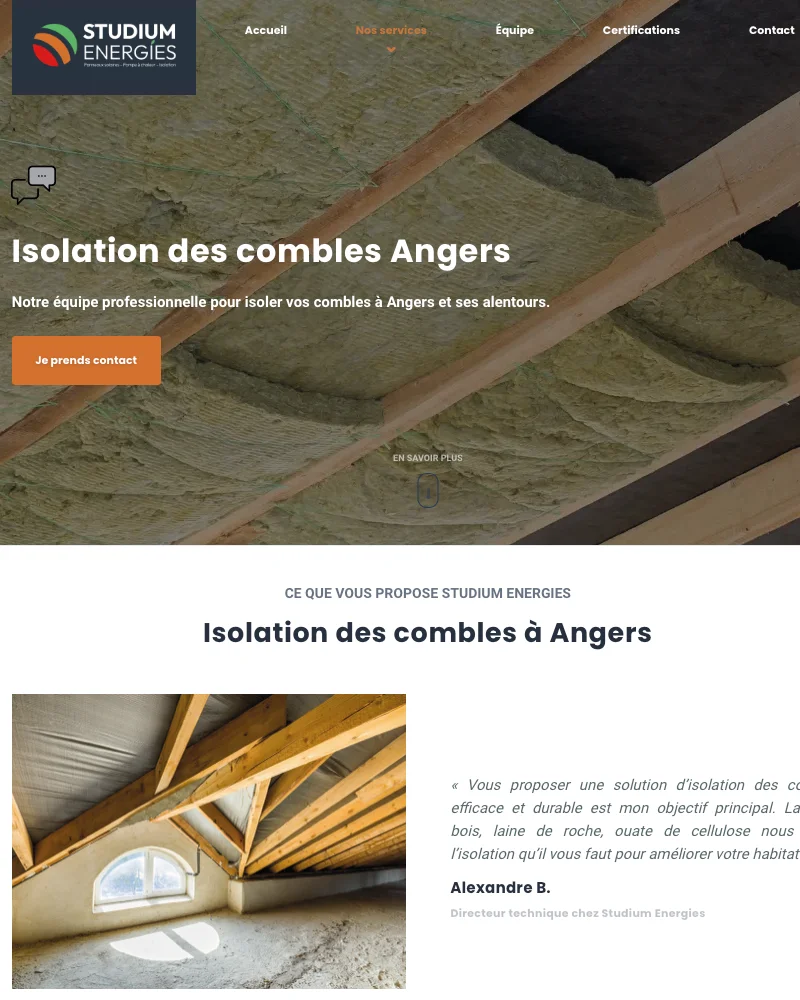 PAGE ISOLATION DES COMBLES ANGERS 1